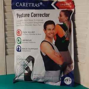 Upgraded Caretras Posture Corrector Adjustable Back Brace XXL NEW